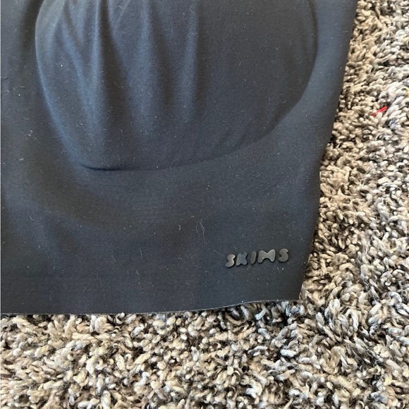 SKIMS Naked Scoop Longline Bralette Wirefree Black Size MEDIUM - Picture 4 of 8